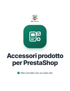 Accessori Prodotto per PrestaShop: Complementi per Combinazione