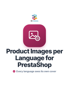 Product Images per Language for PrestaShop: a Cover in Each Language