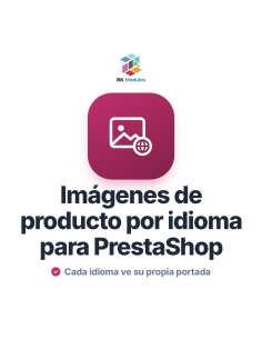 Imágenes de Producto por Idioma para PrestaShop: Portada en cada Idioma