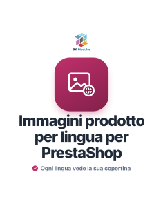 Immagini Prodotto per Lingua per PrestaShop: una Copertina per Lingua