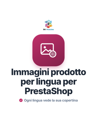 Immagini Prodotto per Lingua per PrestaShop