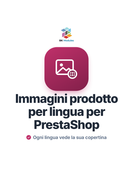 Immagini Prodotto per Lingua per PrestaShop