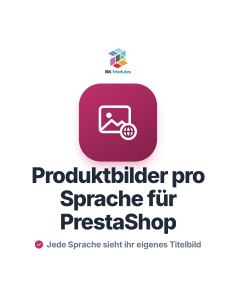 Produktbilder pro Sprache für PrestaShop: ein Titelbild je Sprache