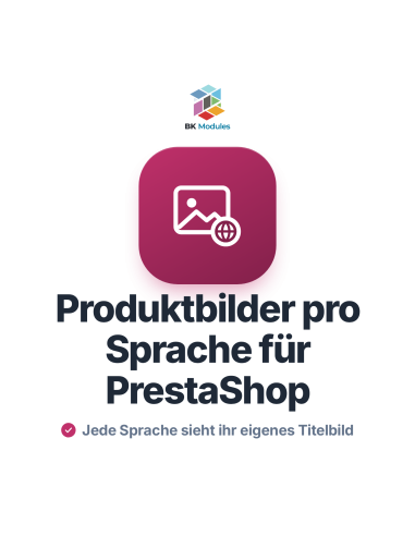 Produktbilder pro Sprache für PrestaShop