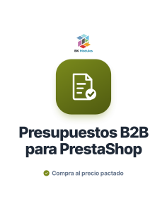 Presupuestos B2B para PrestaShop
