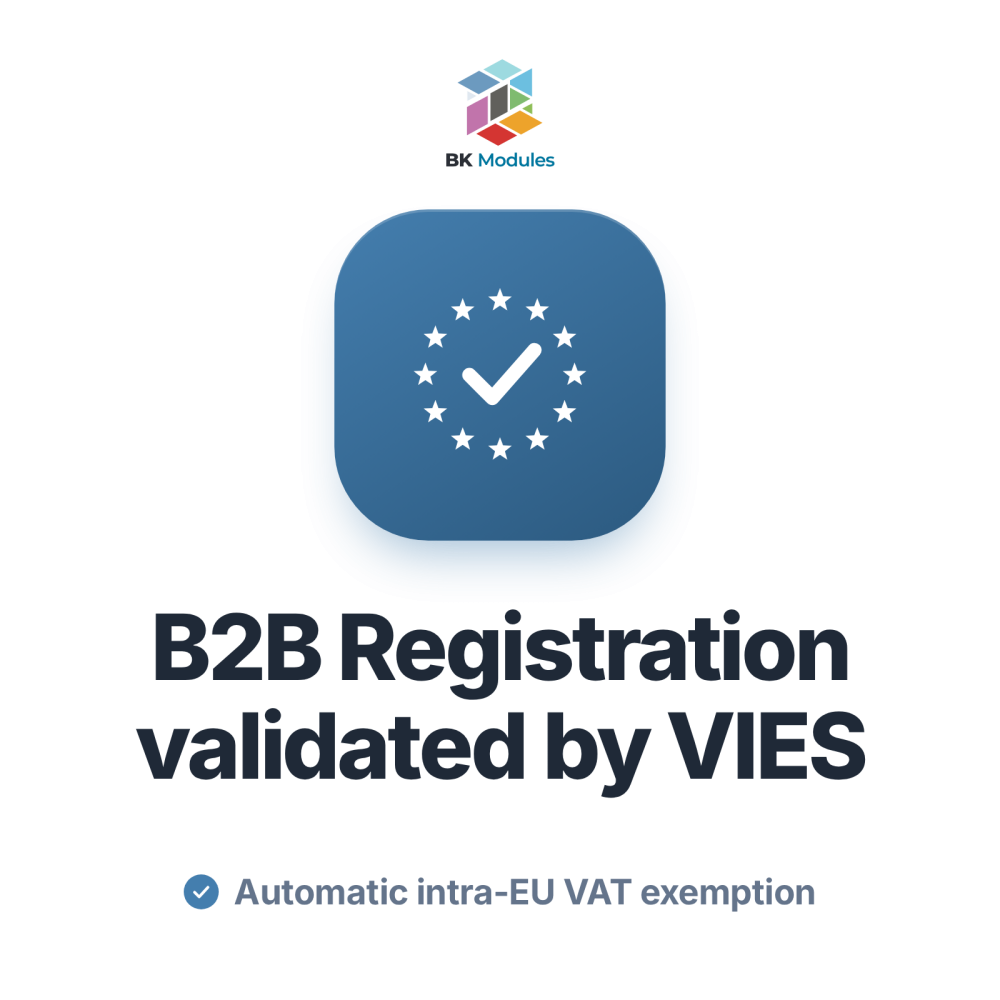 Modulo B2B PrestaShop: validazione VIES ed esenzione IVA