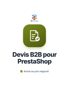 Devis B2B pour PrestaShop