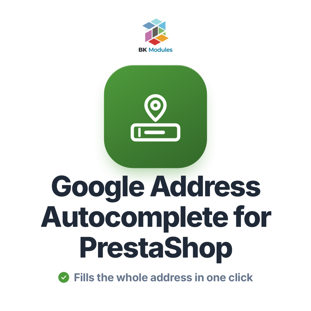 Autocomplétion d'adresses Google pour PrestaShop