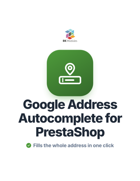 Google Address Autocomplete - Prestashop