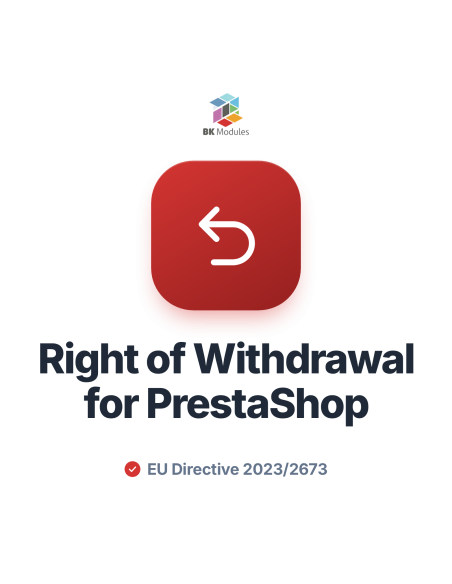 Derecho de desistimiento en PrestaShop: Directiva UE 2023/2673