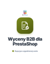 Moduł wycen B2B dla PrestaShop: zapytanie o wycenę, oferta i zakup po uzgodnionej cenie