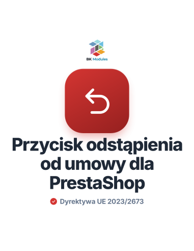 Moduł przycisku odstąpienia od umowy dla PrestaShop, dyrektywa (UE) 2023/2673