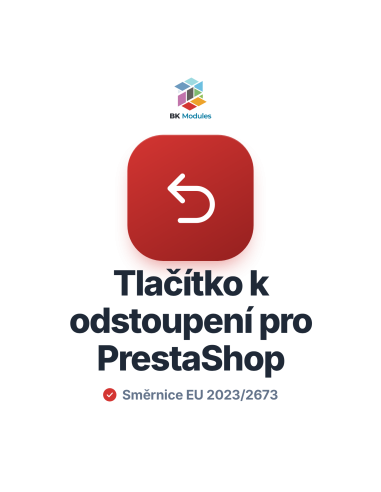 Modul tlačítka pro odstoupení od smlouvy pro PrestaShop, směrnice (EU) 2023/2673