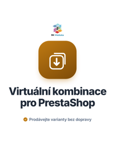 Virtuální produkty s kombinacemi pro PrestaShop