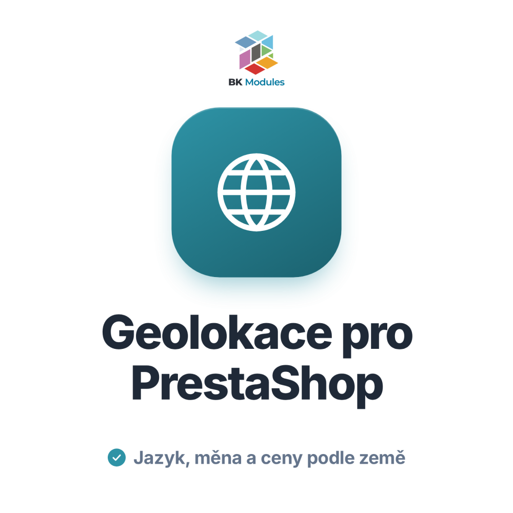 Modul geolokace pro PrestaShop: ceny, měna a jazyk podle země