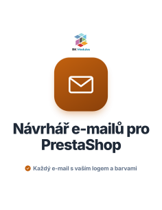 Návrhář e-mailů pro PrestaShop: záhlaví, zápatí a šablony