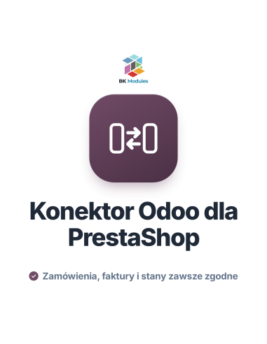 Konektor Odoo PrestaShop: synchronizacja zamówień, faktur i stanów magazynowych