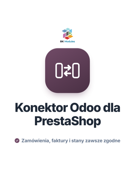 Konektor Odoo PrestaShop: synchronizacja zamówień, faktur i stanów magazynowych