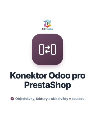 Konektor Odoo PrestaShop: synchronizace objednávek, faktur a skladu