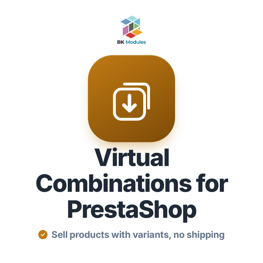 Módulo Productos Virtuales con Combinaciones para PrestaShop