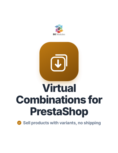 Virtual Products with Combinations module for PrestaShop