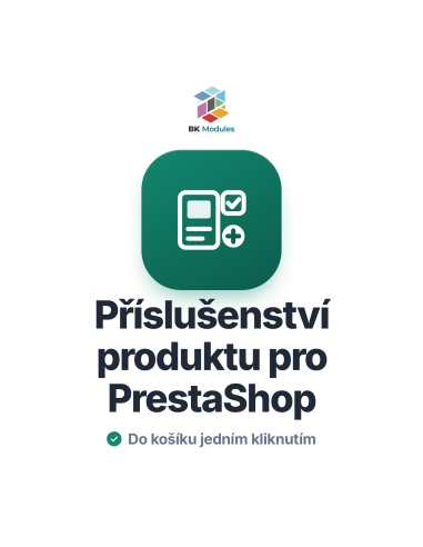 Příslušenství produktu pro PrestaShop: doplňky podle kombinace