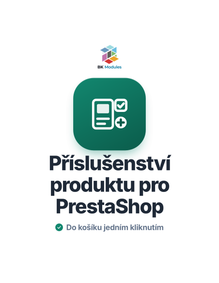 Příslušenství produktu pro PrestaShop: doplňky podle kombinace
