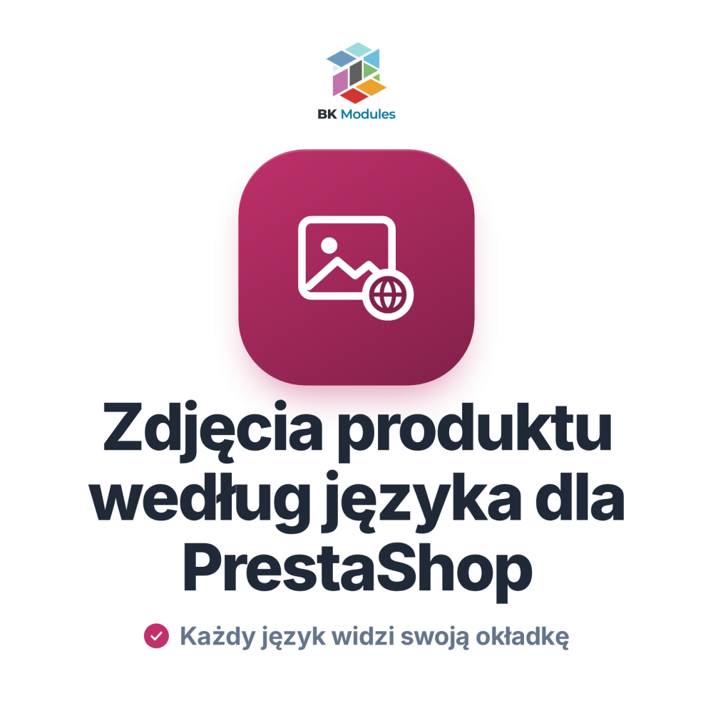 Zdjęcia produktu według języka dla PrestaShop