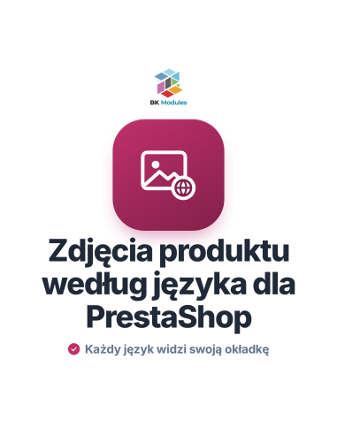 Zdjęcia produktu według języka dla PrestaShop