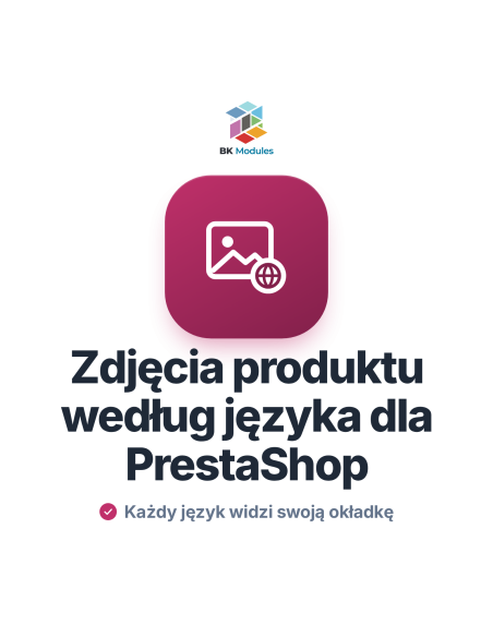 Zdjęcia produktu według języka dla PrestaShop