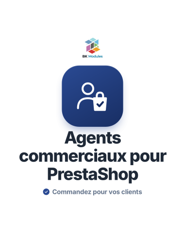 Module d’agents commerciaux pour PrestaShop : le commercial commande au nom de son client, avec remise et commission