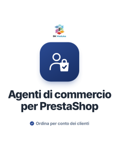 Agenti di commercio per PrestaShop
