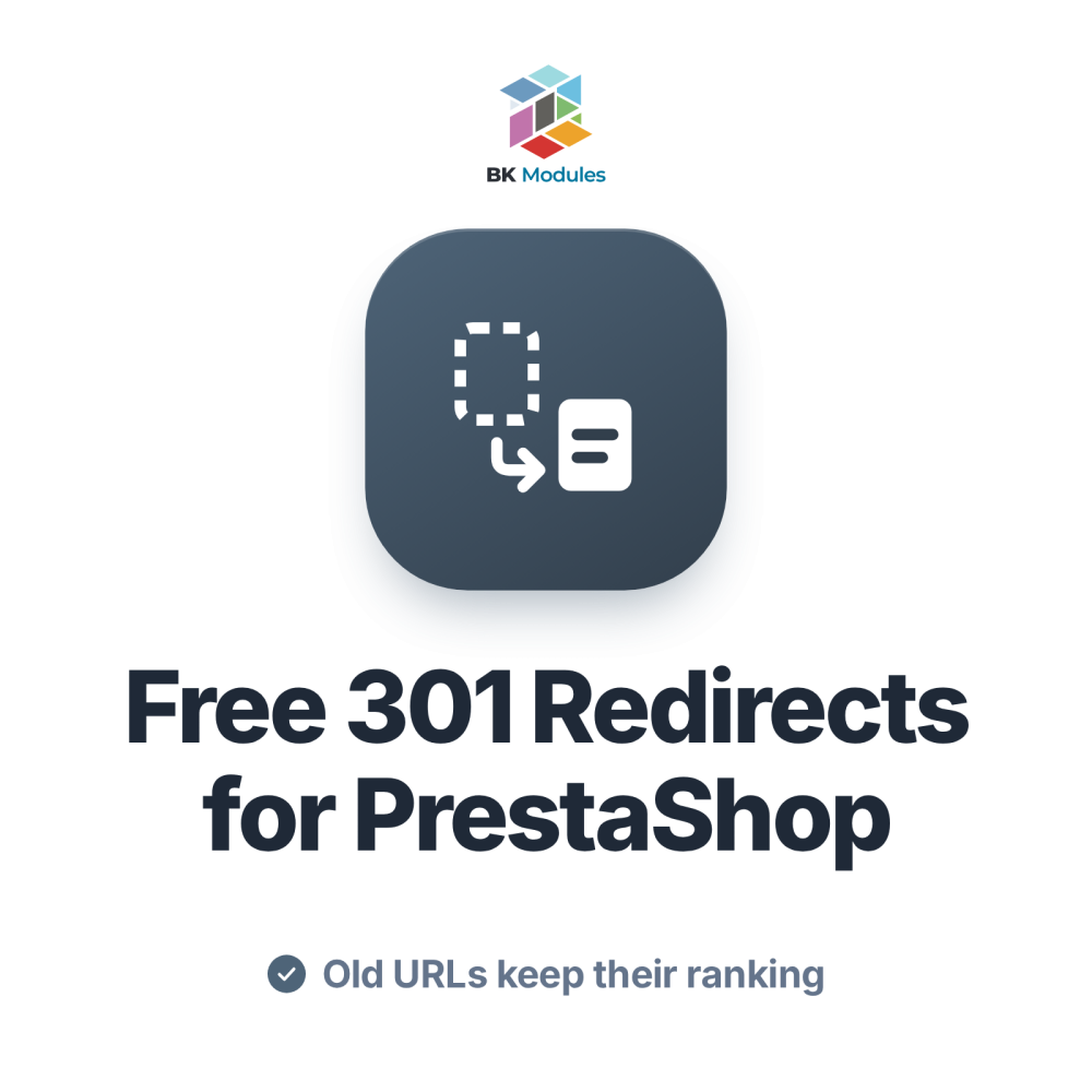 Free 301 redirect module for PrestaShop: fix 404 errors without losing rankings