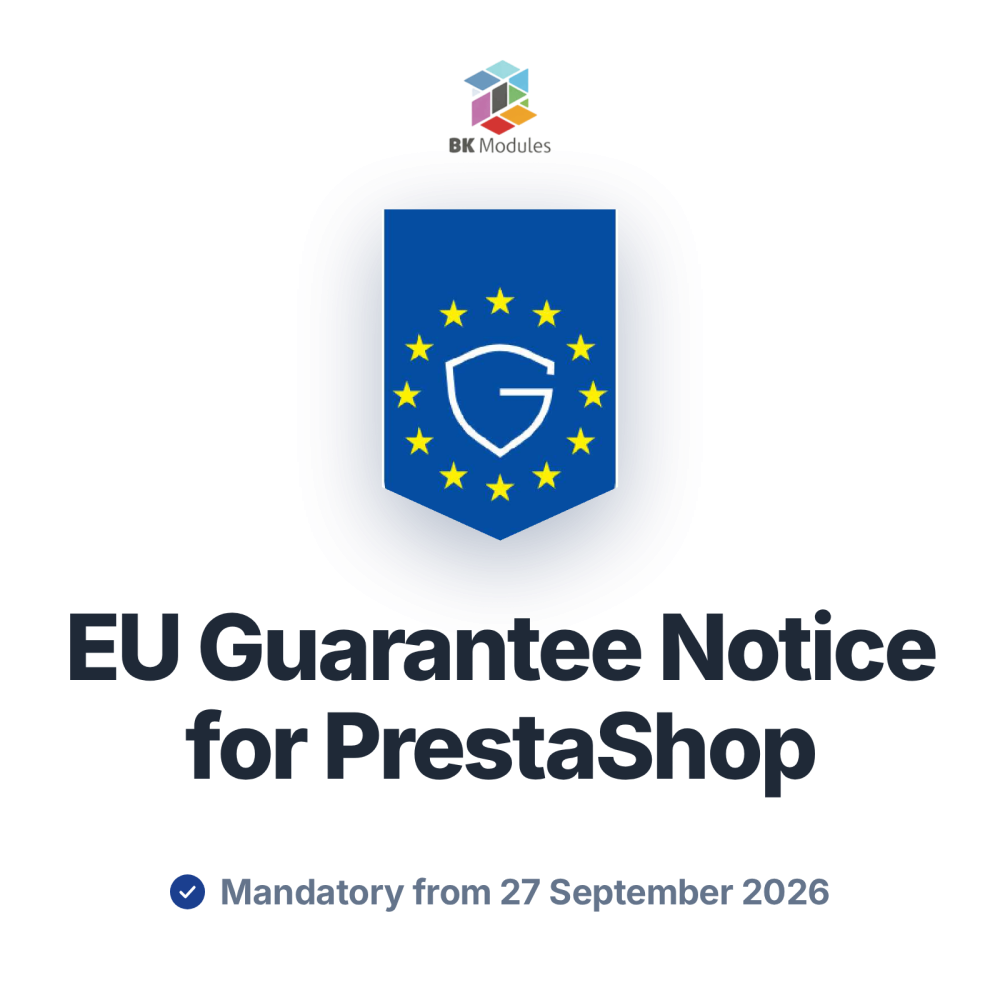 Module d’avis de garantie UE pour PrestaShop