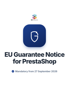 Aviso de Garantía UE para PrestaShop — Reglamento (UE) 2025/1960