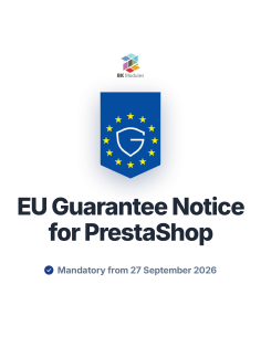 Avviso di Garanzia UE per PrestaShop — Regolamento (UE) 2025/1960