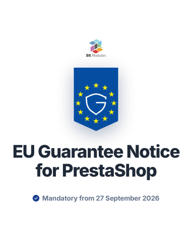 Module d’avis de garantie UE pour PrestaShop