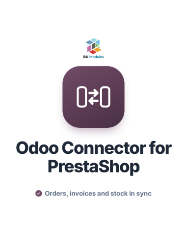 Conector Odoo PrestaShop: integración de pedidos, facturas y stock