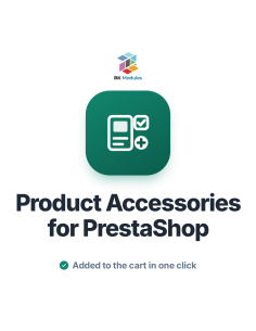 Product Accessories for PrestaShop: Add-ons by Combination