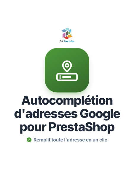 Module d’autocomplétion d’adresses Google pour PrestaShop