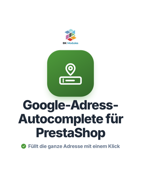 Adressvervollständigung mit Google Places für PrestaShop