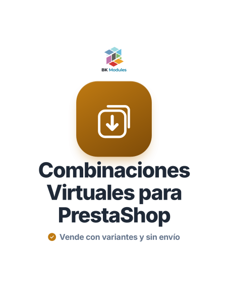 Módulo Productos Virtuales con Combinaciones para PrestaShop