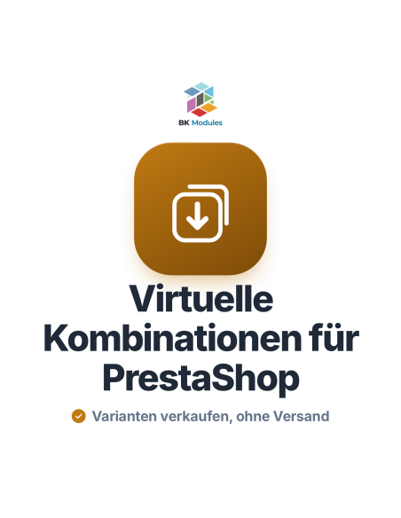 Modul Virtuelle Produkte mit Kombinationen für PrestaShop