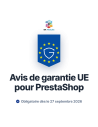 Module d’avis de garantie UE pour PrestaShop