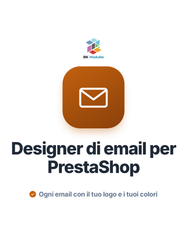 Designer di Email per PrestaShop: Intestazione, Piè di pagina e Modelli