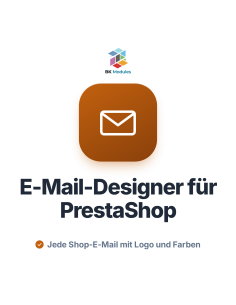 E-Mail-Designer für PrestaShop: Kopfzeile, Fußzeile und Vorlagen