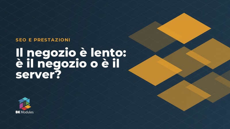 Il negozio è lento: è il negozio o è il server?