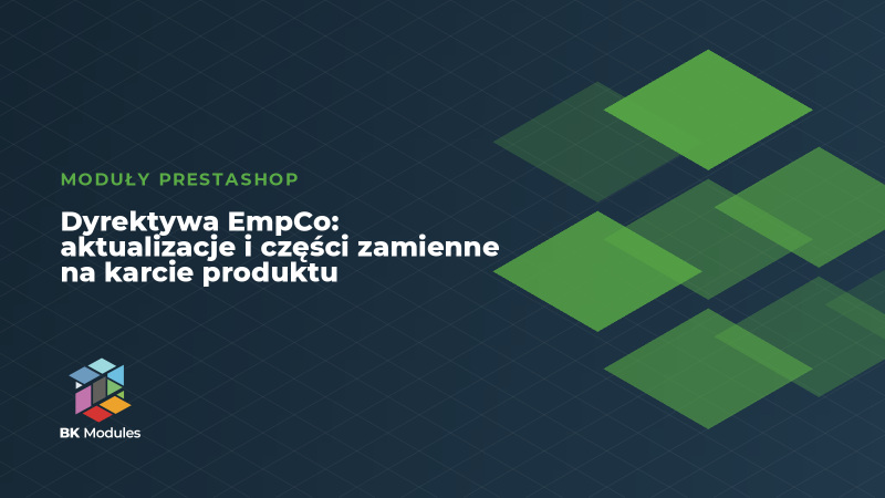 Dyrektywa EmpCo: aktualizacje i części zamienne na karcie produktu