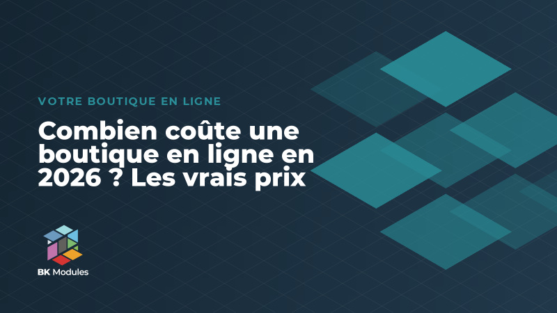 Combien coûte une boutique en ligne en 2026 ? Les vrais prix