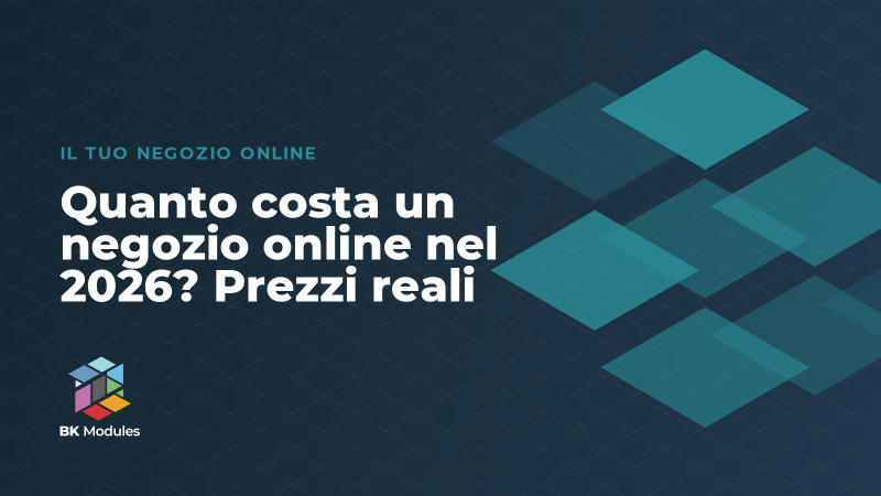Quanto costa un negozio online nel 2026? Prezzi reali